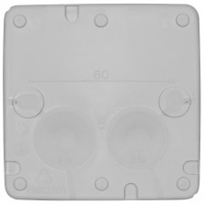 Kabeldose, AP, 12 Einführungen Länge 86 mm, Breite 86 mm, Höhe 38 mm ABB