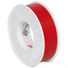 Coroplast Box PVC Isolierband Breite 15 mm, Länge 10 m Farbe rot Inhalt 20 Stück