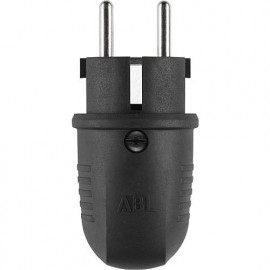 ABL Orig Winkel Stecker 1508 SK+F/B Gummi Schwarz