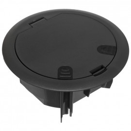 Boden- und Wandeinbaudose, mit Klappdeckel, für 2 Module 45 x 45 oder 4 Module 22,5 x 45mm