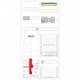 Komplettschrank, für 11kW - 22kW Wallboxen oder Ladesäulen