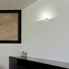 Keramik Wandleuchte 1 x G9/60W,, überstreichbar
