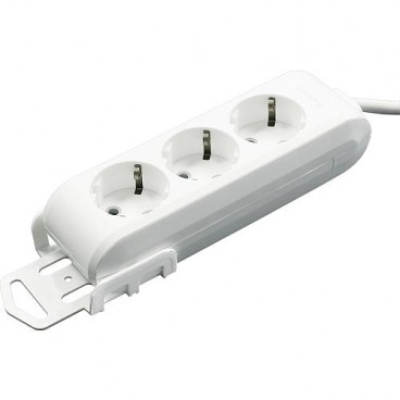 Steckdosenleiste PANASONIC Winkelstecker, Kinderschutz weiß 1,5m 3 fach geschraubt