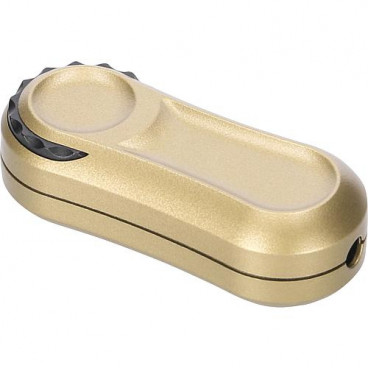Lampen Schnur Fußdimmer, 20 - 200W, Phasenanschnitt, gold 