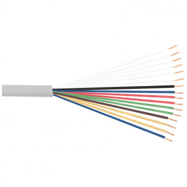 100 Meter Telefonleitung, 8 x 2 x 0,6²mm J-Y (ST)Y, inkl. CU