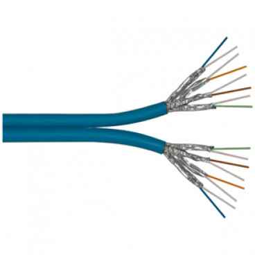 100 Meter Datenleitung, ST/STP, Kat-7, 8P SC23-FRNC (2 x 4 x 2 x AWG23/I), 1200 MHz