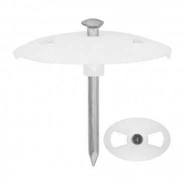 100 Stück Nagelscheibe NAGEL-FIX, Nagel-Ø 3,5 x Nagel Länge 60 mm