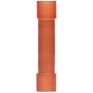 100 Stück Stoßverbinder, für Kabel Ø 0,5 - 1,5²mm mit PVC-Isolation Rot