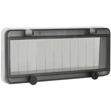 Einbau Klappfenster für Schaltschränke IP66/67 12 Module B229mm H 93mm