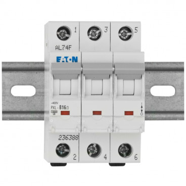 LS Leitungsschutzschalter, 3 polig, B Charakteristik Nennstrom 16A - Eaton
