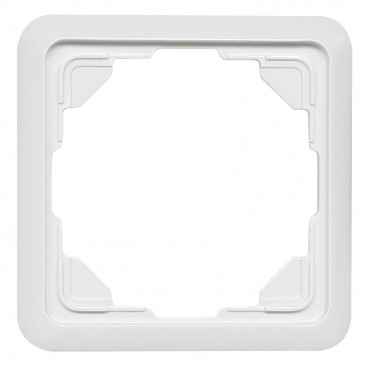 Abdeckrahmen Schaltereinsatz, 1-fach, passend für Jung® ST 550 weiß