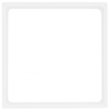 Zwischenrahmen 50 x 50, System M, polarweiß glänzend, Merten