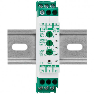 Universal Tastdimmer für Reiheneinbau, 0-500VA Phasenan- und abschnitt