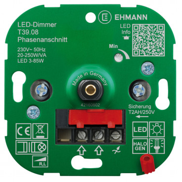 Dimmereinsatz Druck Wechsel, LUMEO® DOMUS, T39.08 20 - 250W, Ehmann