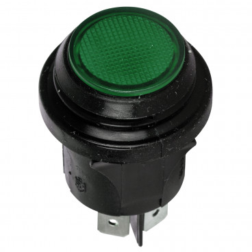 Einbau Drucktastenschalter 250V / 16 (6)A, 2-pol., T 125°  Ø 25