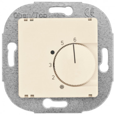 Raumthermostat, Kombi, Öffner, 10A (4A), +5° bis +30°, Zentralplatte 50 x 50 mm