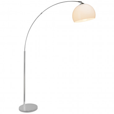 Standleuchte  VESSA, 1 x E27/60W Metall Chrom Zuleitung mit Schalter 1,5 m