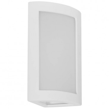Keramik Wandleuchte 1 x E27/52W, überstreichbar