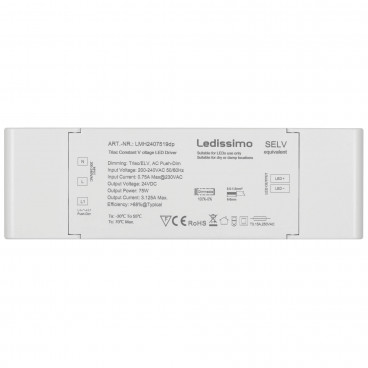 LED Netzteil 24V-DC / 75 W elektronisch Dimmbar