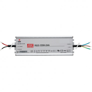 LED Netzteil HLG-120H-24A-DC, 120W, Aluminiumgehäuse