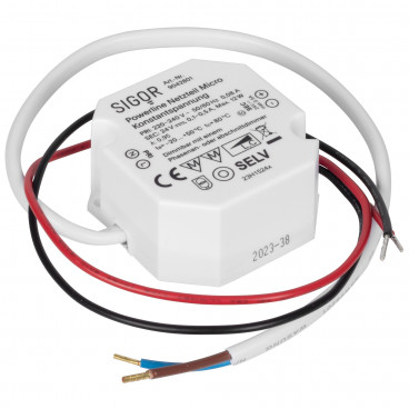 LED Netzteil  24V-DC/12W, dimmbar L 50mm, B 48mm, H 24mm