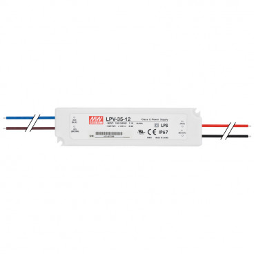 LED Netzteil 230V / LPV 12V-DC / 35W Kunststoffgehäuse