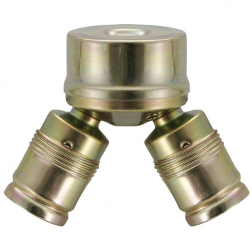 Lampen Metalldoppelarmatu