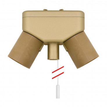 Lampen Doppelarmatur