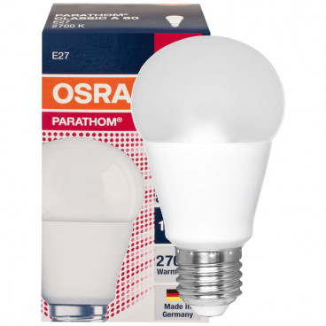 LED Lampe, PARATHOM CLASSIC A, AGL klar, E27 / 240V 8W (60W), 806 lm 2.700K
