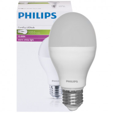 LED Lampe, COREPRO LEDBULB, 11W (75W), 1055 lm AGL matt, E27 / 230V