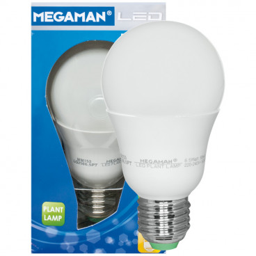 LED Lampe, AGL LED Classic, E27 / 6,5W, matt, 2800K für Pflanzenbeleuchtung