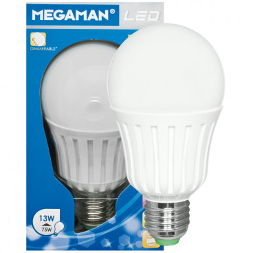 LED Lampe, AGL LED Classic, E27 / 13W, matt, 1055 lm, 2800K Megaman