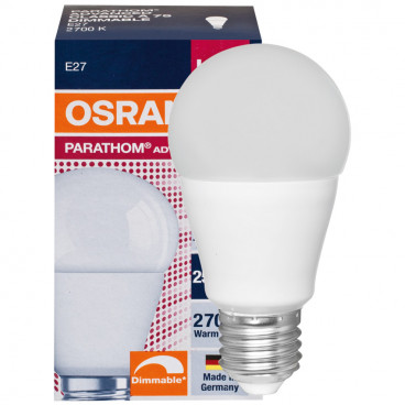 LED Lampe, PARATHOM ADVANCED CLASSIC A, AGL matt, E27 / 240V 10W (75W), 1055 lm