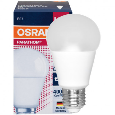 LED Lampe, PARATHOM CLASSIC A, AGL klar, E27 / 240V 8W (60W), 806 lm 4.000K