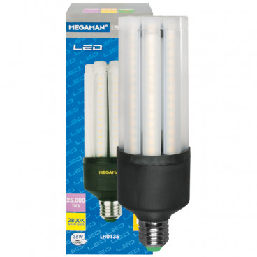 LED Lampe CLUSTERLITE, E27 / 35W, matt, 4000 lm, 2800K,  Megaman