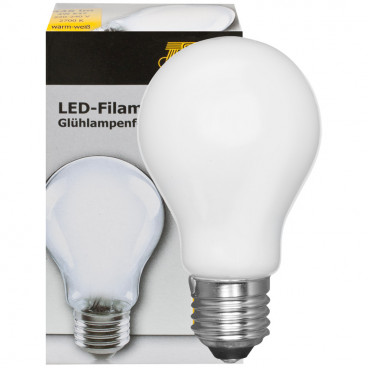 LED Fadenlampe, AGL Form, E27 / 4W, softweiß, 446 lm, TS Electronics