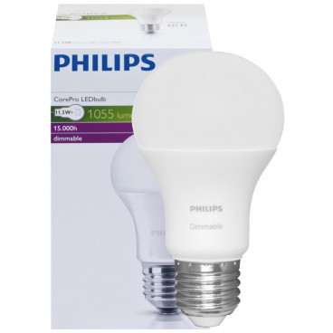 LED Lampe, 11,5W (75W), 1055 lm COREPRO LEDBULB, AGL matt, E27 / 230V