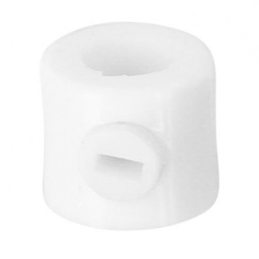 Leuchten Stellring Nylon, weiß 6,5mm