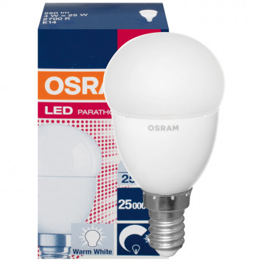 LED Lampe, Tropfen, PARATHOM ADVANCED CLASSIC P, E14 / 4W, opal, 250 lm, Osram