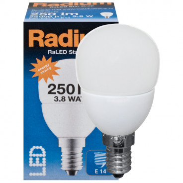 LED Lampe, Tropfen, RaLED STAR DROP, E14 / 3,8W, matt, 250 lm, Radium