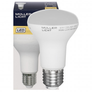 LED Reflektorlampe R63, R80, E27, 2700K 8,5W (60W), 806 lm