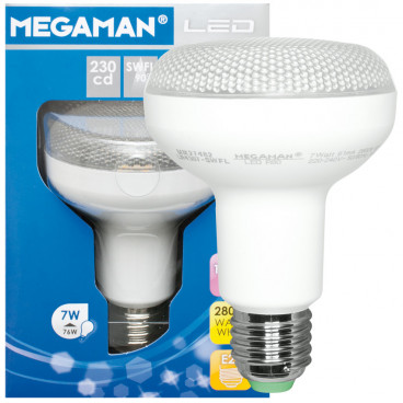 LED Lampe, Reflektor, E27 / 7W, 520 lm, 230cd, Megaman