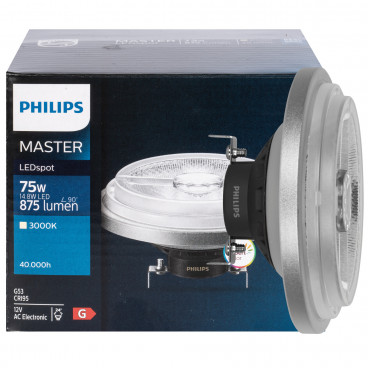 LED Reflektorlampe Ra95 MASTER LEDspot AR111 G53/12V 14,8W (75W), 875 lm 3000K