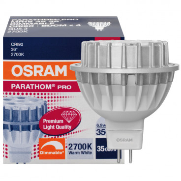 LED Lampe, Reflektor, PARATHOM PRO MR16, GU5,3 / 6,9W, 350 lm, 2700K, Osram
