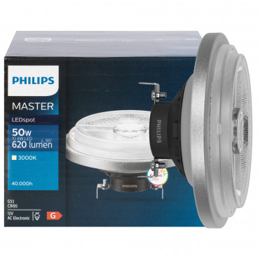 LED Reflektorlampe Ra95 MASTER LEDspot AR111 G53/12V 10,8W (50W), 620 lm 3000K