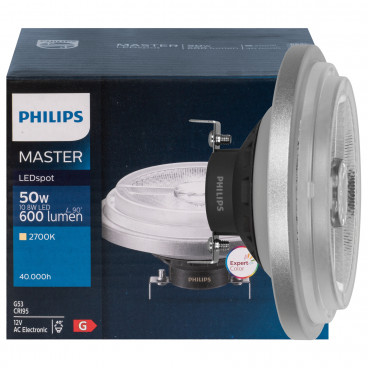 LED Reflektorlampe Ra95 MASTER LEDspot AR111 G53/12V 10,8W (50W), 600 lm 2700K