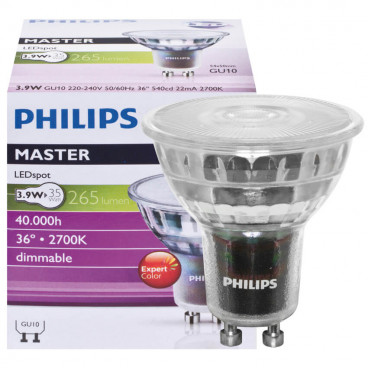 LED Reflektorlampe PAR16 MASTER LEDspot ExpertColor GU10 3,9W(35W) 265lm 2700K