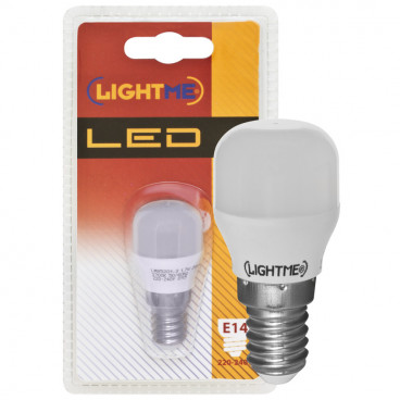 LED Lampe, Form Birne, E14 / 1,7W, opal, 110 lm, Lightme