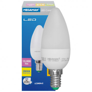 LED Lampe, Kerze, LED CLASSIC, E14 / 4W, 250 lm, Megaman