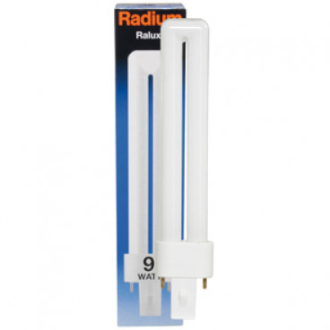 Energiesparlampe, RALUX-S, G23 / 9W, 600 lm, LF 840, Radium